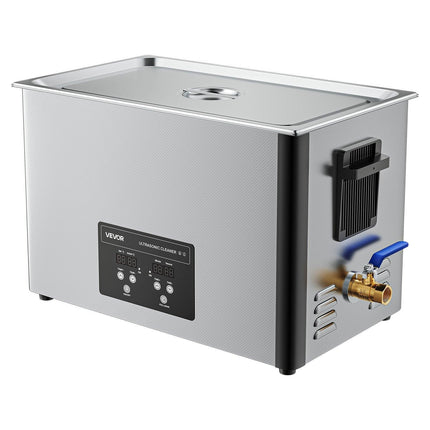 30L Ultrasonic Cleaner, Professional Ultrasonic Cleaner Machine with Cleaning Basket & Digital Display, 480W Stainless Steel 40kHz Industrial Cleaning Machine for Parts, Carburetors, Instruments.