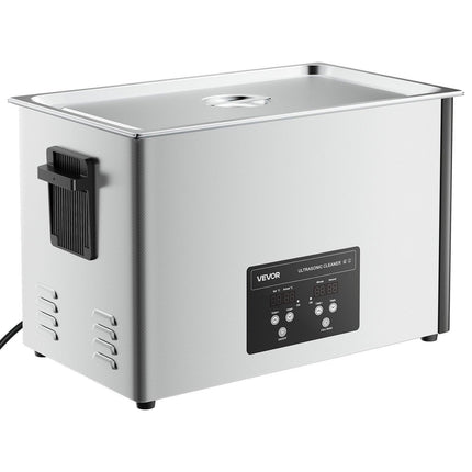 30L Ultrasonic Cleaner, Professional Ultrasonic Cleaner Machine with Cleaning Basket & Digital Display, 480W Stainless Steel 40kHz Industrial Cleaning Machine for Parts, Carburetors, Instruments.