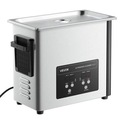 6L Ultrasonic Cleaner, Professional Ultrasonic Cleaner Machine with Cleaning Basket & Digital Display, 120W Stainless Steel 40kHz Cleaning Machine for Watches, Razors, Jewelry, Coins and More.