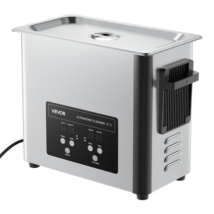 6L Ultrasonic Cleaner, Professional Ultrasonic Cleaner Machine with Cleaning Basket & Digital Display, 120W Stainless Steel 40kHz Cleaning Machine for Watches, Razors, Jewelry, Coins and More.