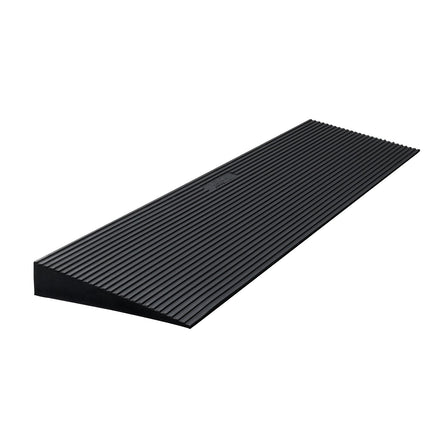 3 cm Rise Cuttable Threshold Ramp for Sweeping Robot, 90 cm Wide Natural Rubber Wheelchair Ramp, Non-Slip Solid Rubber Ramp with Double-Sided Tape for Doorways, Driveways, Bathroom, Smooth Tile.