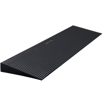 3 cm Rise Cuttable Threshold Ramp for Sweeping Robot, 90 cm Wide Natural Rubber Wheelchair Ramp, Non-Slip Solid Rubber Ramp with Double-Sided Tape for Doorways, Driveways, Bathroom, Smooth Tile.