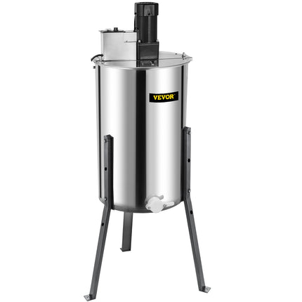 3/6 Frame Electric Honey Extractor Beekeeping Stainless Steel W/ 3 Legs.