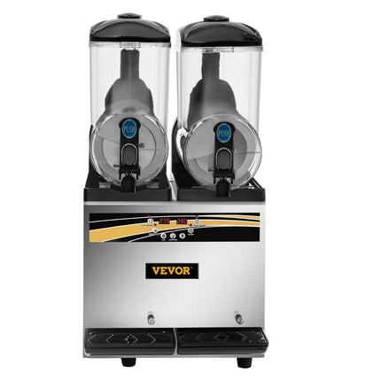 Commercial Slush Machine Margarita Slush Maker 2x15L Frozen Drink Machine.