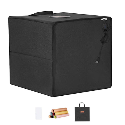 Photo Studio Light Box 3000-5600K 6 Double-Sided Color Backdrops, 31.5 x 31 x 31 cm.