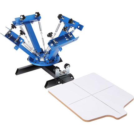 VEVOR 4 Color 1 Station Silk Screening Screenprint Press Screen Printing Machine.