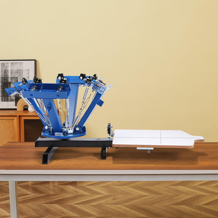 VEVOR 4 Color 1 Station Silk Screening Screenprint Press Screen Printing Machine.