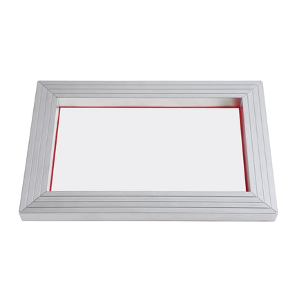 Screen Printing Kit, 6 Pieces Aluminum Silk Screen Printing Frames, 25.4 x 35.6 cm Silk Screen Printing Frame with 110 Count Mesh, High Tension Nylon Mesh and Sealing Tape for T-shirts DIY.