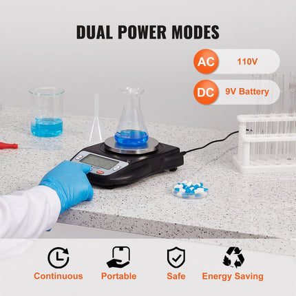 Analytical Balance Lab Scale 600g x 0.01g 6 Units Conversion Electronic.