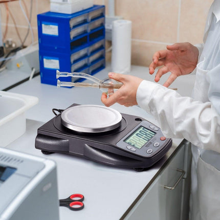 Analytical Balance Lab Scale 600g x 0.01g 6 Units Conversion Electronic.