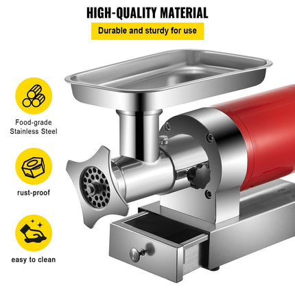 Electric Meat Grinder Machine Electric Meat Mincer 661 Lbs/Hour 1100W.