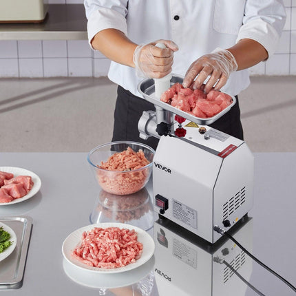 Commercial Electric Meat Grinder 4.5 Lbs/Min Sausage Stuffer Maker Kitchen.