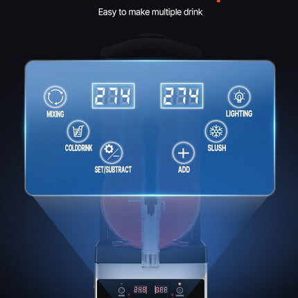 VEVOR 12L Commercial Slushy Machine Margarita Smoothie Frozen Drink Maker.