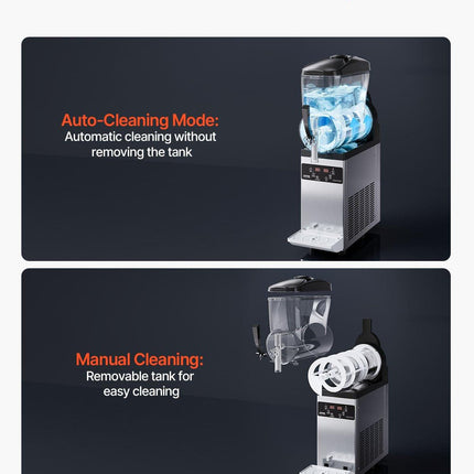 VEVOR 12L Commercial Slushy Machine Margarita Smoothie Frozen Drink Maker.