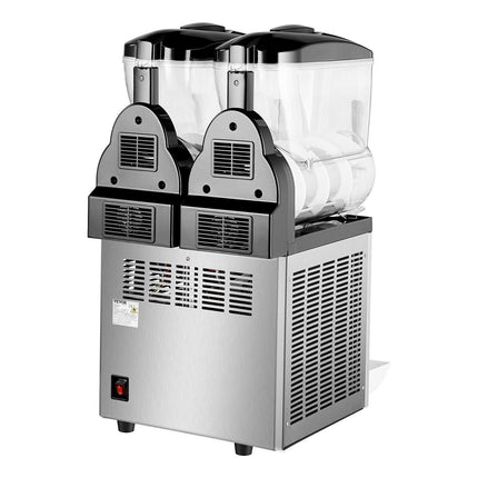 12Lx2 Tank Commercial Slushy Machine Margarita Smoothie Frozen Drink Maker.