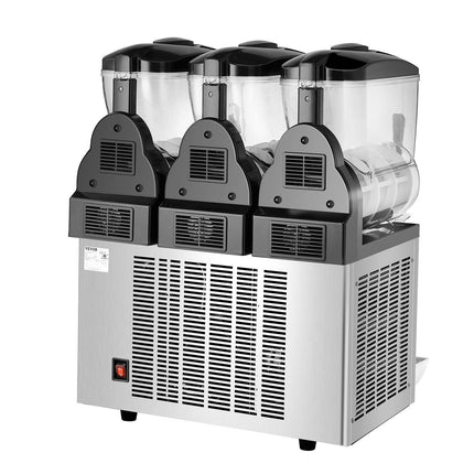 12Lx3 Tank Commercial Slushy Machine Margarita Smoothie Frozen Drink Maker.