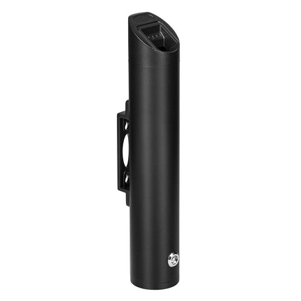 Cigarette Butt Receptacle, Stainless Steel Cylinder Cigarette Butt Container, Wall Mounted and Weatherproof Outdoor Cigarette Butt Disposal for Garden, Office, Restaurant, Hotel, Bar, Black.