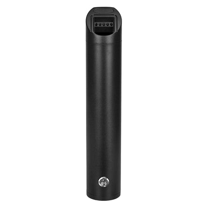 Cigarette Butt Receptacle, Stainless Steel Cylinder Cigarette Butt Container, Wall Mounted and Weatherproof Outdoor Cigarette Butt Disposal for Garden, Office, Restaurant, Hotel, Bar, Black.