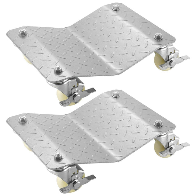 2 Pcs Tire Wheel Dollies 12"X16" Platform Size Wheel Car Dolly 3" Caster Wheel Dolly for Vehicle Car Auto Repair (2 Pcs).