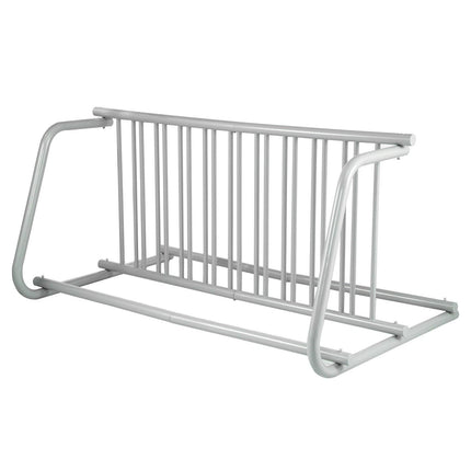 10 Holders Floor Bike Rack, 59" Length All-Steel Grid Bike Rack, 10-Bike Capacity Dual-Side Storage Stand for Garages Streets Yards Bike Events.
