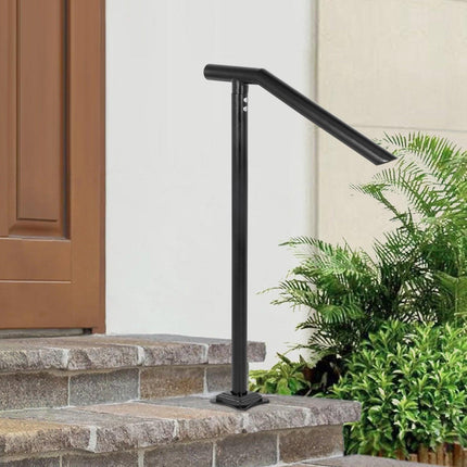 1-3 Step Handrail Railing for Steps Steel 150 kg Capacity with Screw Kit.