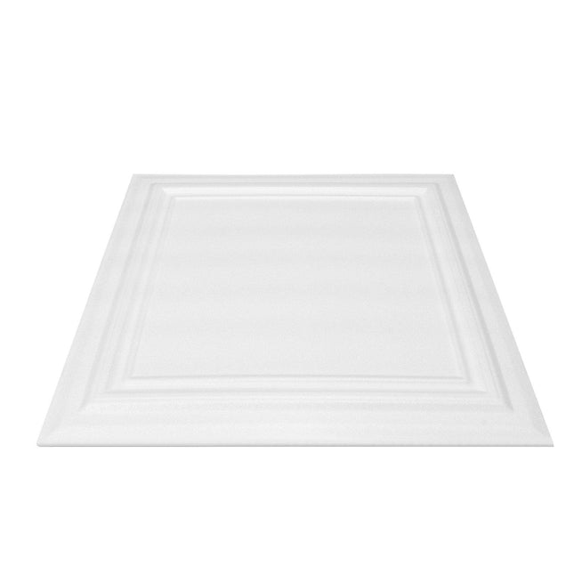 Ceiling Tiles 48-Pack 20 x 20 in Polystyrene Easy Installation Glue-up.