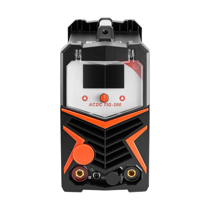 TIG Welder, 200A 6-In-1 Aluminum Welding Machine (LED Display) - AC TIG/DC TIG/AC Pulse TIG/DC Pulse TIG/Spot TIG/MMA(Stick), Electric Welder with Synergic Control IGBT.