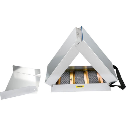 Folding Aluminum Alloy Sluice Box, Compact 50" Sluice Boxes for Gold, Lightweight Gold Sluice Equipment, Portable Sluice Boxes with Miner's Moss, River, Creek, Gold Panning, Prospecting, Dredg.