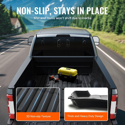 VEVOR Truck Bed Mat Fit 2017-2024 Ford F250/F350 TPE Truck Bed Liner Accessories.