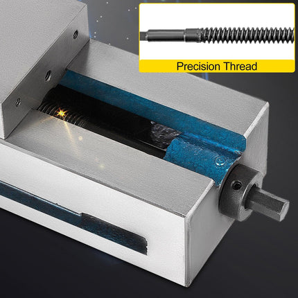 Milling Vice 4"/100mm,Bench Clamp Vice Nodular Cast Iron Material,Clamping Vice Clamping Force 19KN Max, Milling Machine Vice.