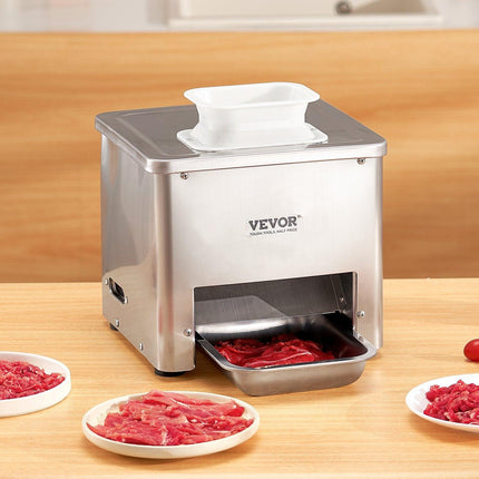 Electric Meat Cutter Machine 550W Commercial Meat Slicer Cutting Machine.