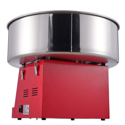 Electric Cotton Candy Machine, 1000W Candy Floss Maker, Commercial Cotton Candy Machine with Stainless Steel Bowl, and Sugar Scoop, Perfect for Home Kids Birthday, Family Party (Red).