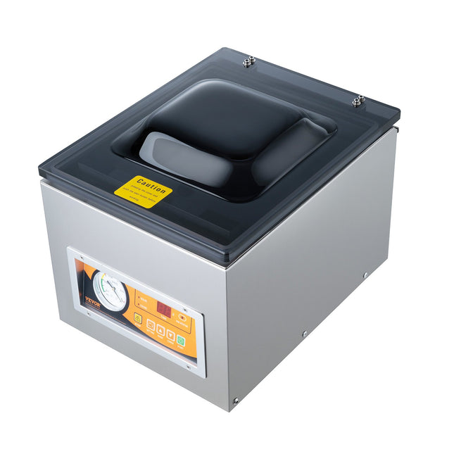 Chamber Vacuum Sealer, 260W Sealing Power, Vacuum Packing Machine for Wet Foods, Meats, Marinades and More, Compact Size with 260 mm Sealing Length, Applied in Home Kitchen and Commercial Use.