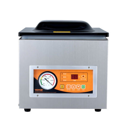 Chamber Vacuum Sealer, 260W Sealing Power, Vacuum Packing Machine for Wet Foods, Meats, Marinades and More, Compact Size with 260 mm Sealing Length, Applied in Home Kitchen and Commercial Use.