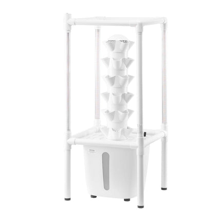 Hydroponic Growing System with Grow Light 30 Pods Hydroponic Tower Garden.