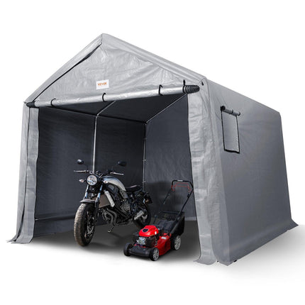 Protable Stotage Shelter Garage Stotage Shed 7 x 12 x 7.36ft & Zipper Door.