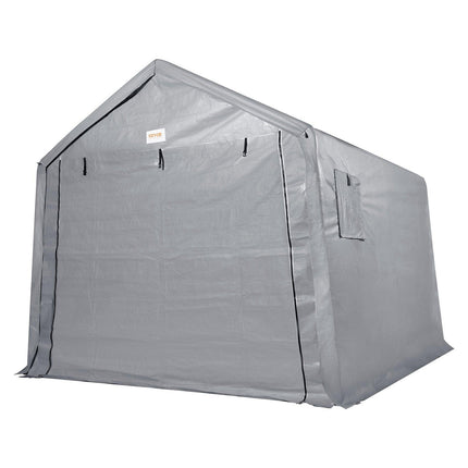 Protable Stotage Shelter Garage Stotage Shed 7 x 12 x 7.36ft & Zipper Door.