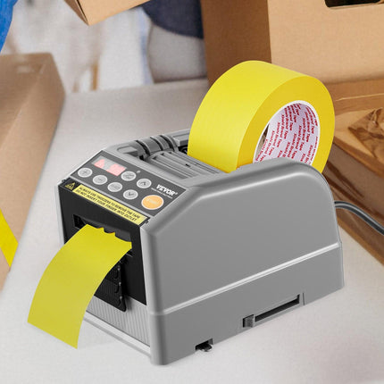 Automatic Tape Dispenser, Self-Adhesive Electric Tape Cutter, 25 W Packaging Machine, Tape Cutter, 6-60 mm Tape Width, Electric Tape Cutter Packaging Machine.
