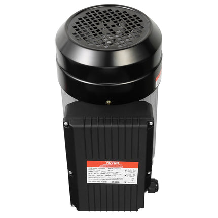 2.2KW Electric Motor 2800 rpm, AC 220~240V 13.8A, 90L, B3 Frame, Air Compressor Motor Single Phase, 24mm Keyed Shaft, CW/CCW Rotation for Agricultural Machinery and General Equipment.