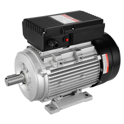 2.2KW Electric Motor 2800 rpm, AC 220~240V 13.8A, 90L, B3 Frame, Air Compressor Motor Single Phase, 24mm Keyed Shaft, CW/CCW Rotation for Agricultural Machinery and General Equipment.