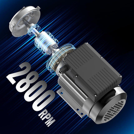 2.2KW Electric Motor 2800 rpm, AC 220~240V 13.8A, 90L, B3 Frame, Air Compressor Motor Single Phase, 24mm Keyed Shaft, CW/CCW Rotation for Agricultural Machinery and General Equipment.