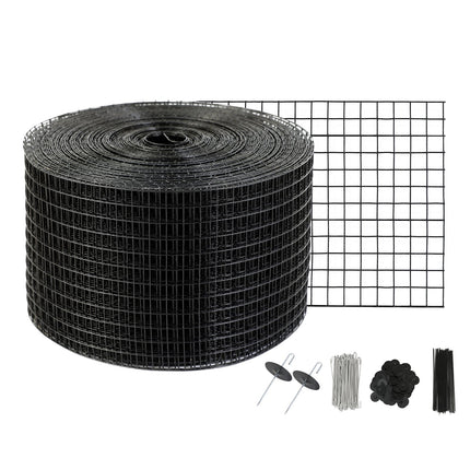 8in x 100ft Solar Panel Bird Guard Critter Guard Roll Kit 100pcs Fasteners.