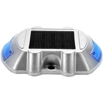 VEVOR Driveway Lights 16-Pack, Solar Driveway Lights with Switch Button, Solar Deck Lights Waterproof, Wireless Dock Lights 6 LEDs for Path Warning Garden Walkway Sidewalk Steps, LED Bright Blue.