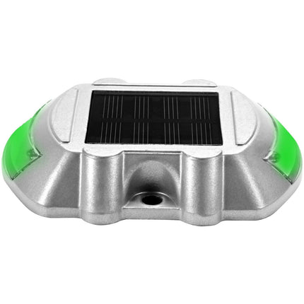 8-Pack Solar Driveway Light LED Road Markers Green for Garden Pathway.