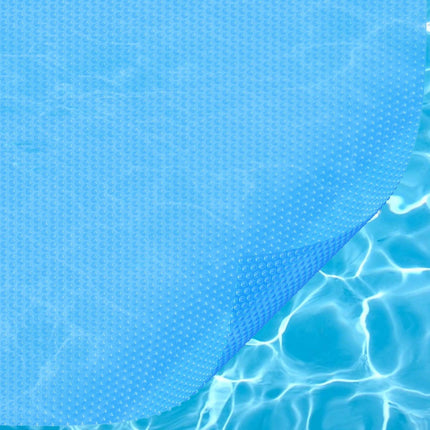 Solar Pool Cover, 24 x 12 ft Rectangle Solar Blanket for Pools, Inground Above Ground Swimming Pool Solar Cover, 12 mil Solar Covers Blue.