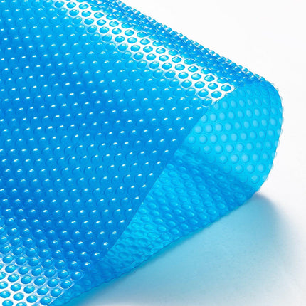 Solar Pool Cover, 24 x 12 ft Rectangle Solar Blanket for Pools, Inground Above Ground Swimming Pool Solar Cover, 12 mil Solar Covers Blue.