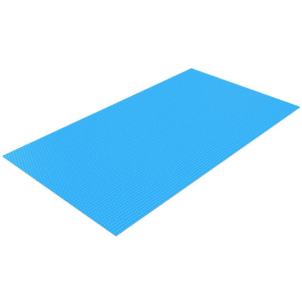 Solar Pool Cover, 24 x 12 ft Rectangle Solar Blanket for Pools, Inground Above Ground Swimming Pool Solar Cover, 8 mil Solar Covers Blue.