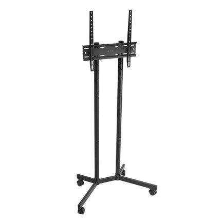 Rolling TV Stand, Mobile TV Cart for 32-65 Inch Screens, Height Adjustable, Portable Monitor Stand with Wheels Holds up to 40 kg for Living Room, Bedroom, Office, Outdoor, Max VESA 400x400mm.