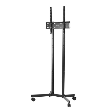 Rolling TV Stand, Mobile TV Cart for 32-65 Inch Screens, Height Adjustable, Portable Monitor Stand with Wheels Holds up to 40 kg for Living Room, Bedroom, Office, Outdoor, Max VESA 400x400mm.