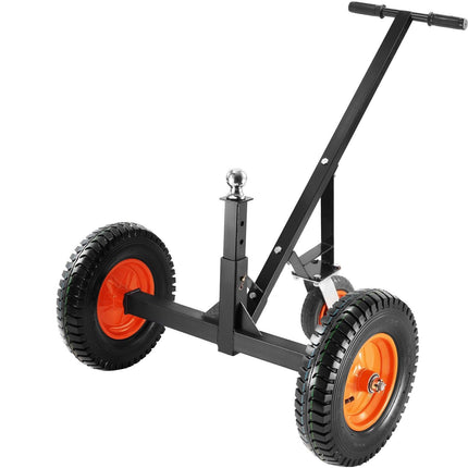 Adjustable Trailer Dolly, 1000lbs Tongue Weight Capacity, Carbon Steel Trailer Mover with 19''-26'' Adjustable Height & 2'' Ball, 16'' Pneumatic Tires & Universal Wheel, for Moving RV Trailer.
